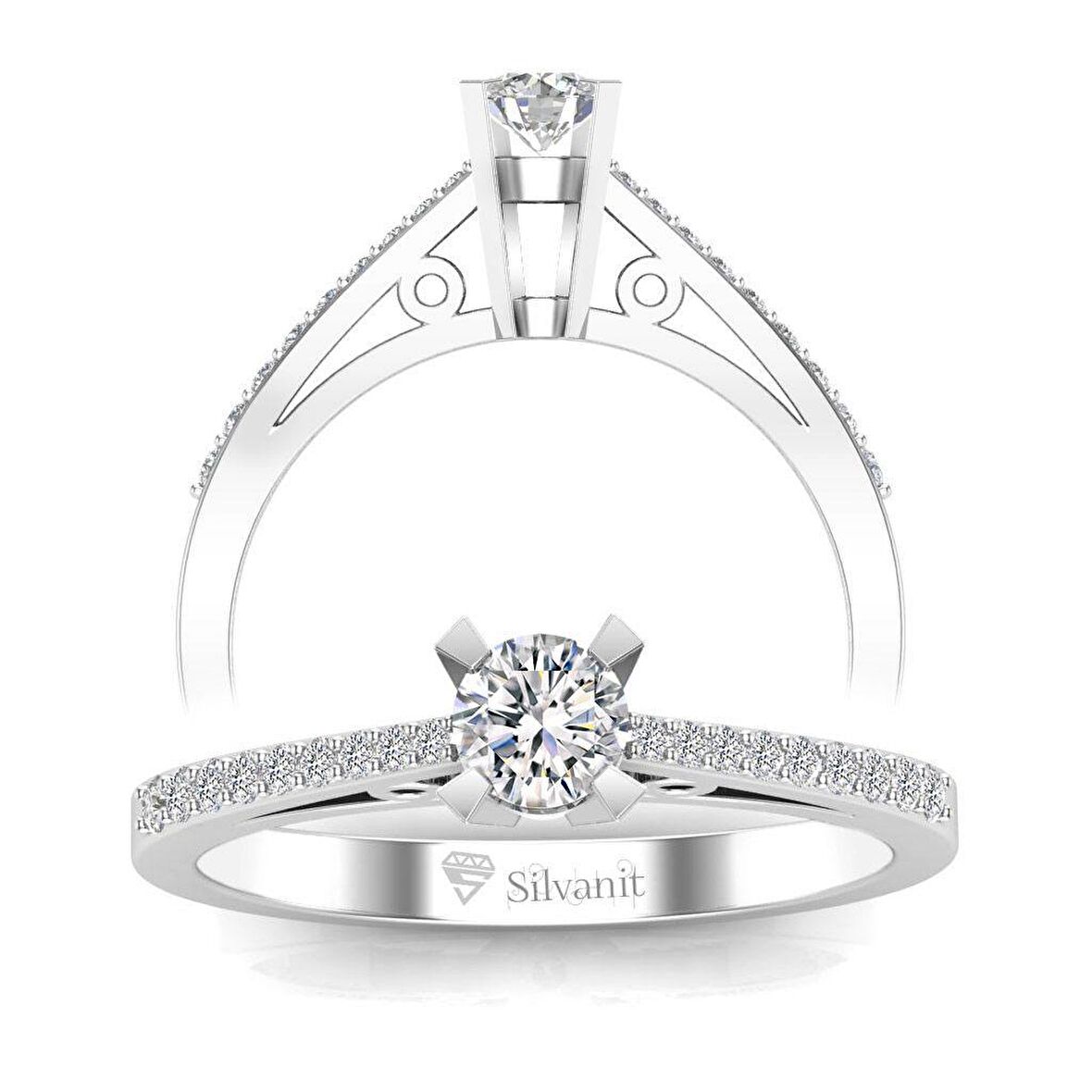 0,40 Karat Pırlanta Tektaş Yüzük