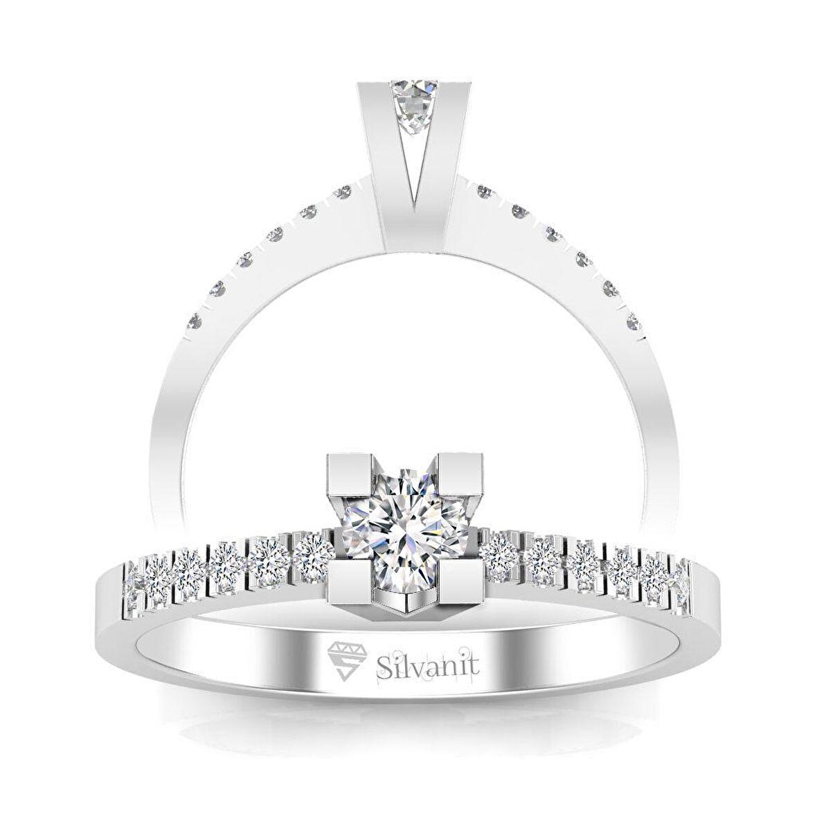 0,25 Karat Pırlanta Tektaş Yüzük