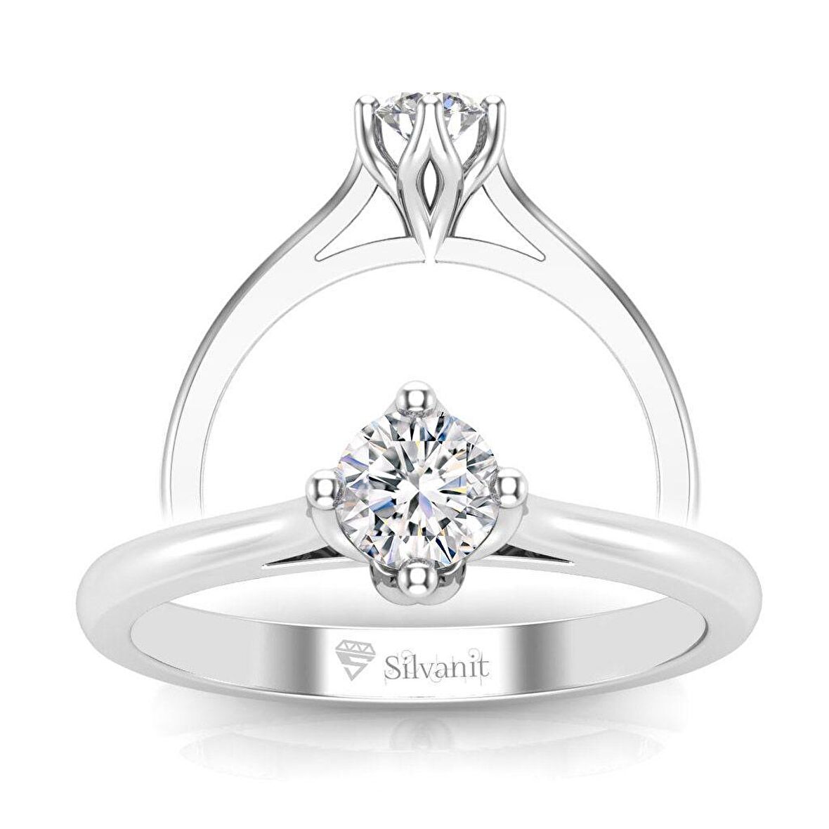 0,20 Karat Pırlanta Tektaş Yüzük