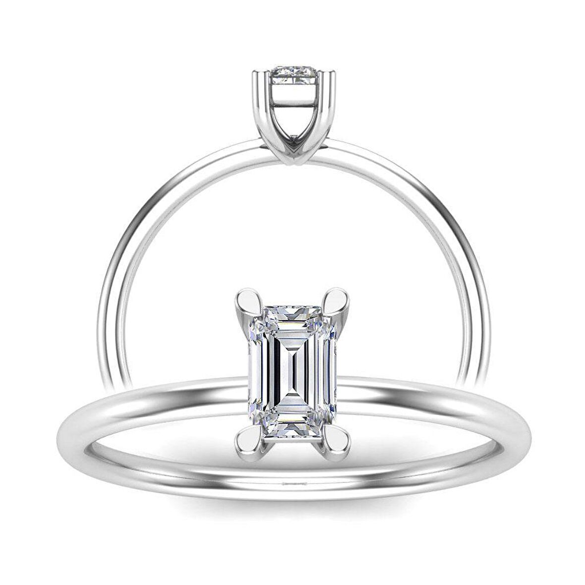 0,30 Karat G Renk Uluslararası Sertifikalı Pırlanta Yüzük