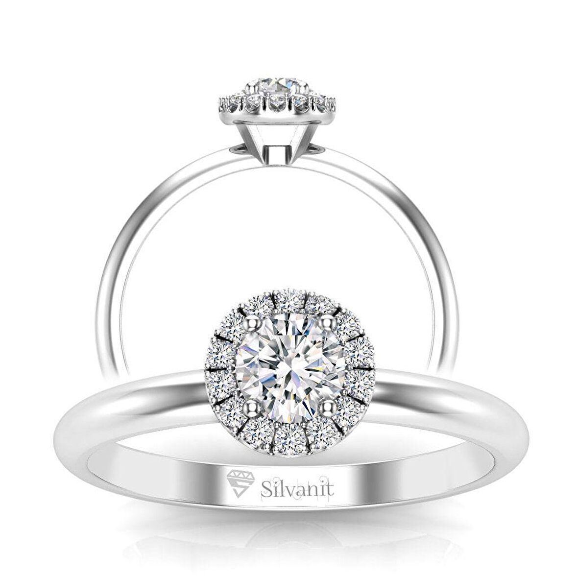 0,40 Karat G Renk Uluslararası Sertifikalı Pırlanta Yüzük