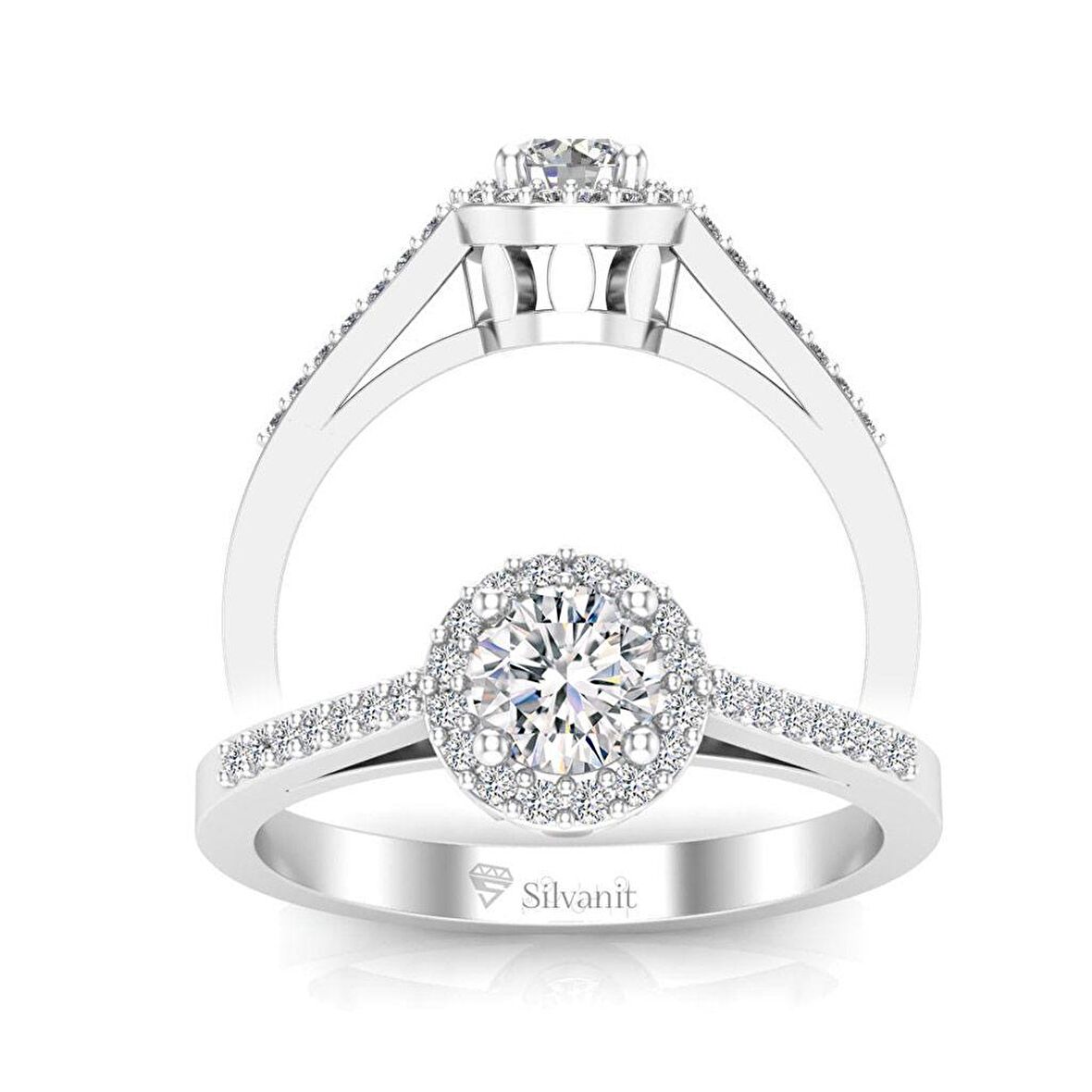 0,35 Karat Pırlanta Tektaş Yüzük