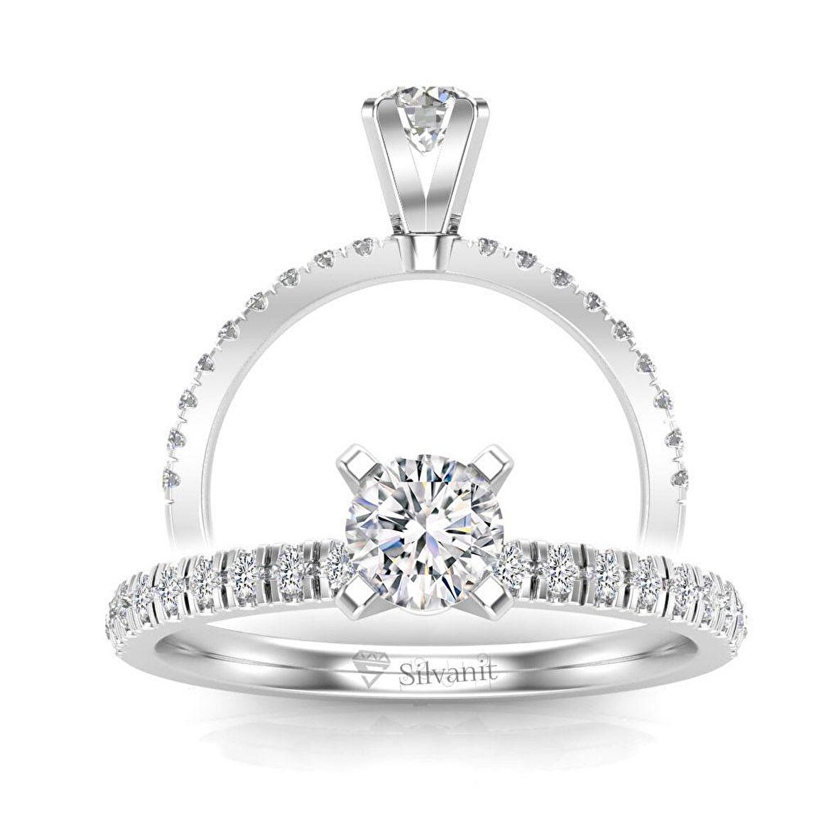 0.40 Karat E Renk Uluslararası Sertifikalı Pırlanta Tektaş Yüzük