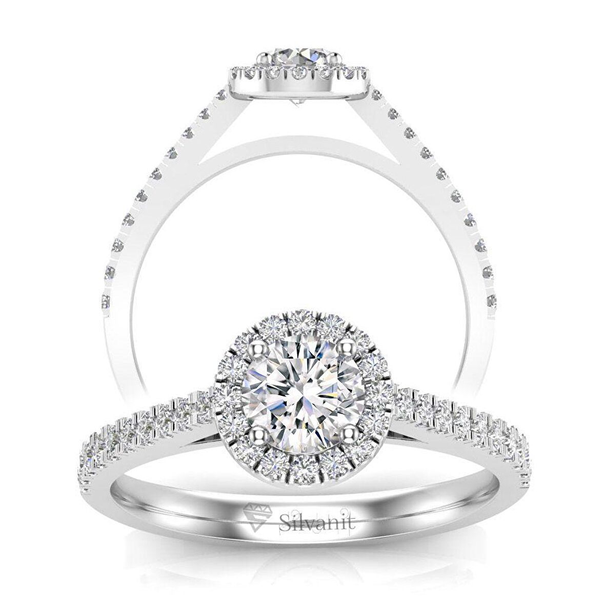 0,60 Karat G Renk Uluslararası Sertifikalı Pırlanta Tektaş Yüzük