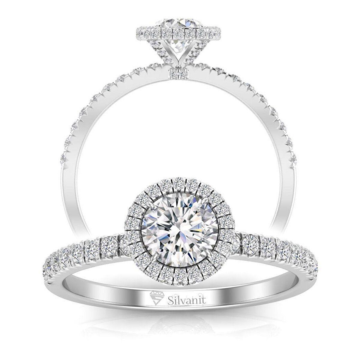 0,80 Karat G Renk Uluslararası Sertifikalı Pırlanta Tektaş Yüzük