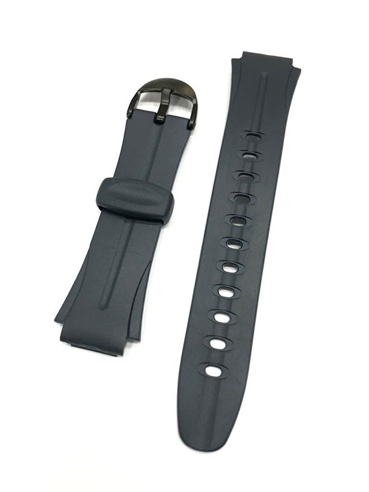 Casio W-E11 Lacivert Orijinal Silikon Saat Kordonu Kayışı