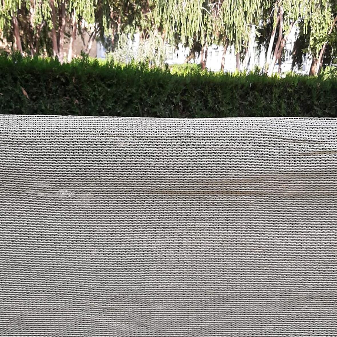 %75 KREM GÖLGELİK FİLE ÇİT FİLESİ 1X90 METRE ENLİ 75'LİK BAHÇE ÇİT ÖRTÜSÜ JÜT GÖLGELİK KORUMA TÜLÜ