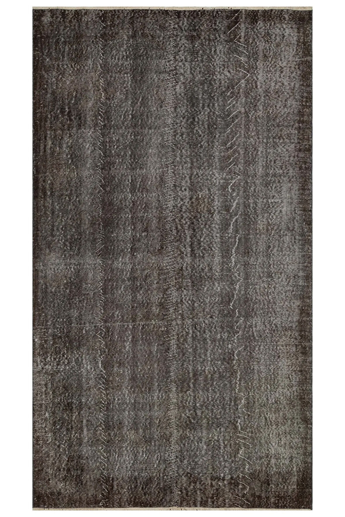 Vintage Çizgileriyle Modern Dokunuşlu Eskitme Halı 163 x 291 cm 10073