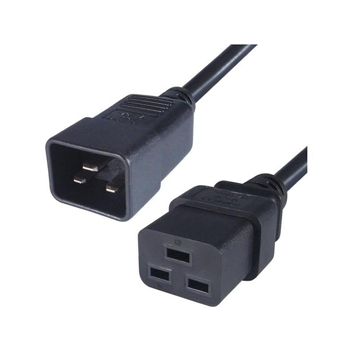 C19-C20 Soketli 3x2.5mm. 1 Metre Power-Güç Kablosu