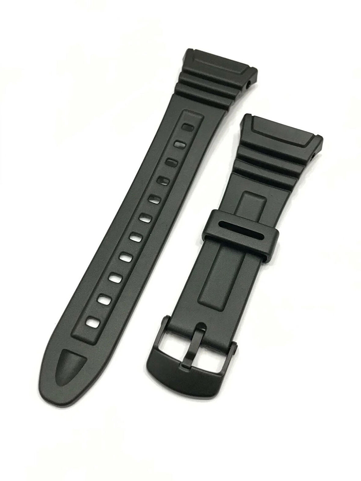 Casio W-96H -1av Orijinal Siyah Renk Silikon Saat Kordonu Kayış