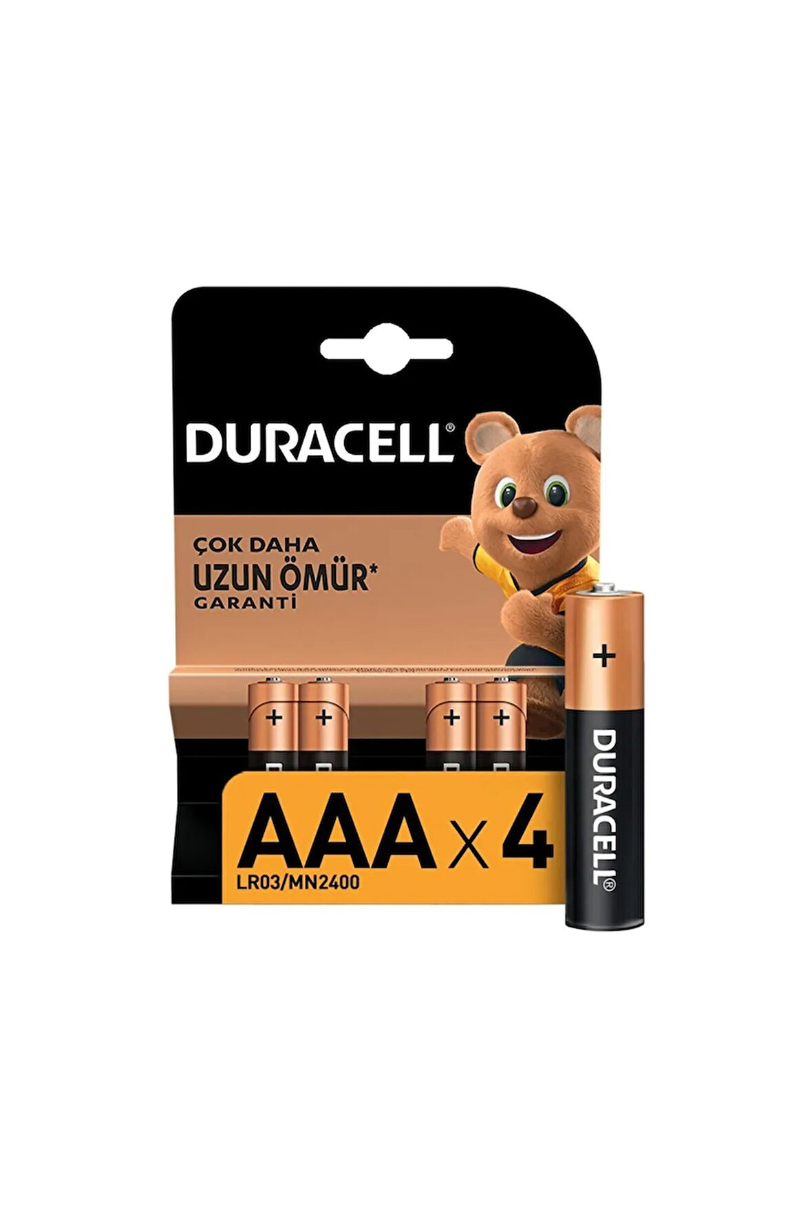 AAA Basic 4´lü İnce Kalem Pil Duracell AAA  4 Lü Paket