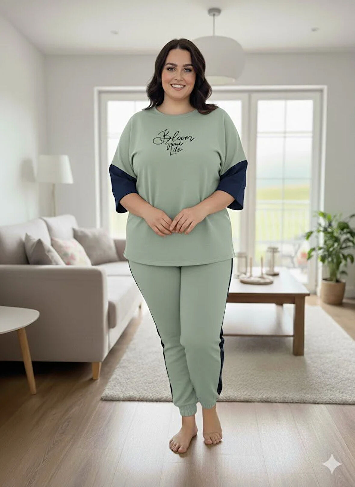 KADIN BÜYÜK BEDEN EŞOFMAN TAKIMI