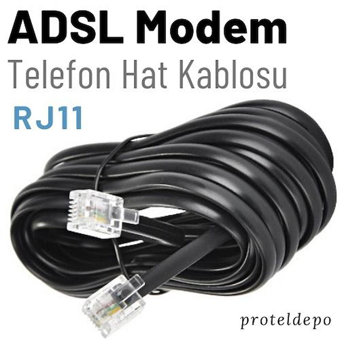 IRENIS ADSL VDSL Modem Kablosu, RJ11 Kablo, Köken Telefon Kablosu