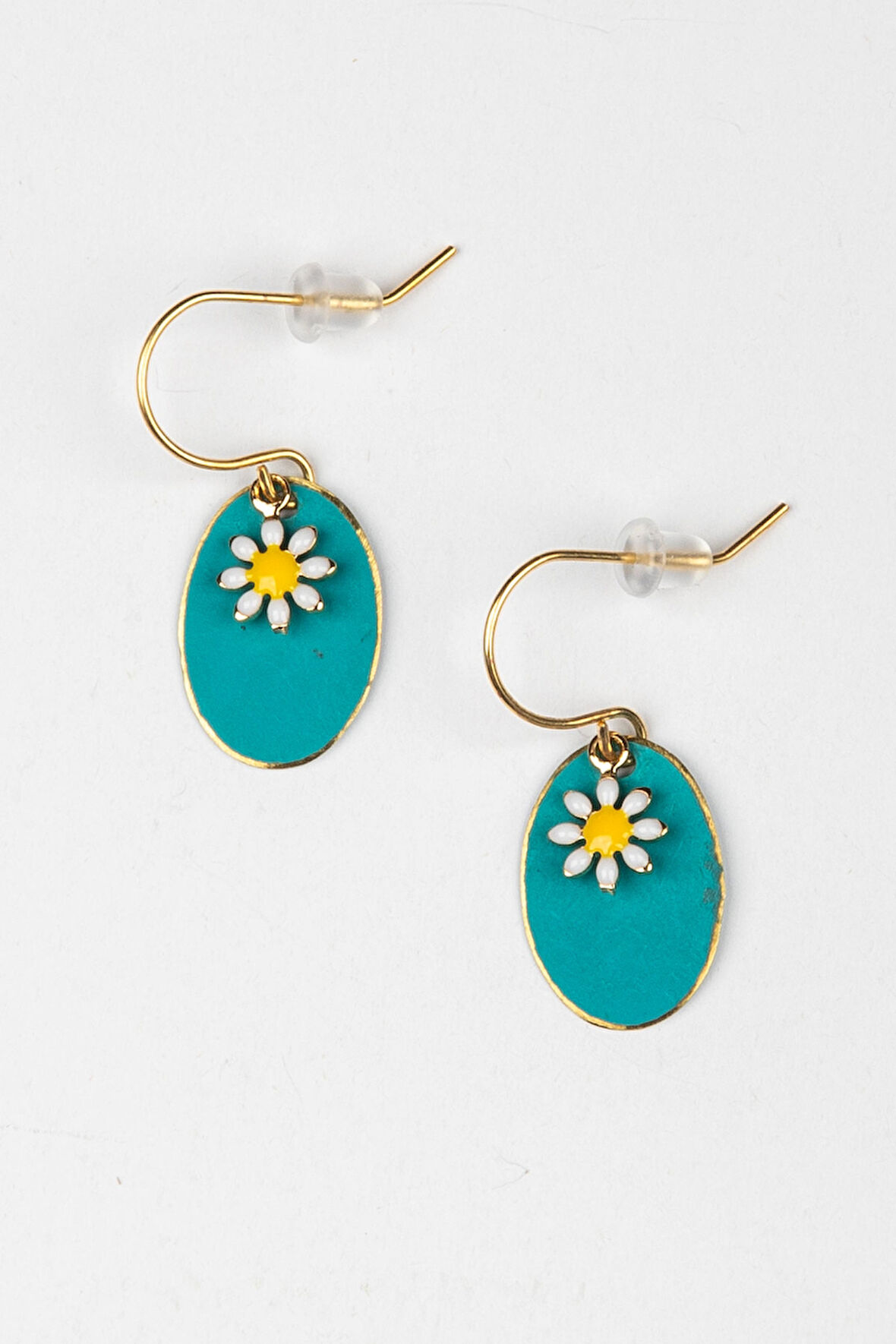 Papatya Figürlü Etnik Otantik Küpe