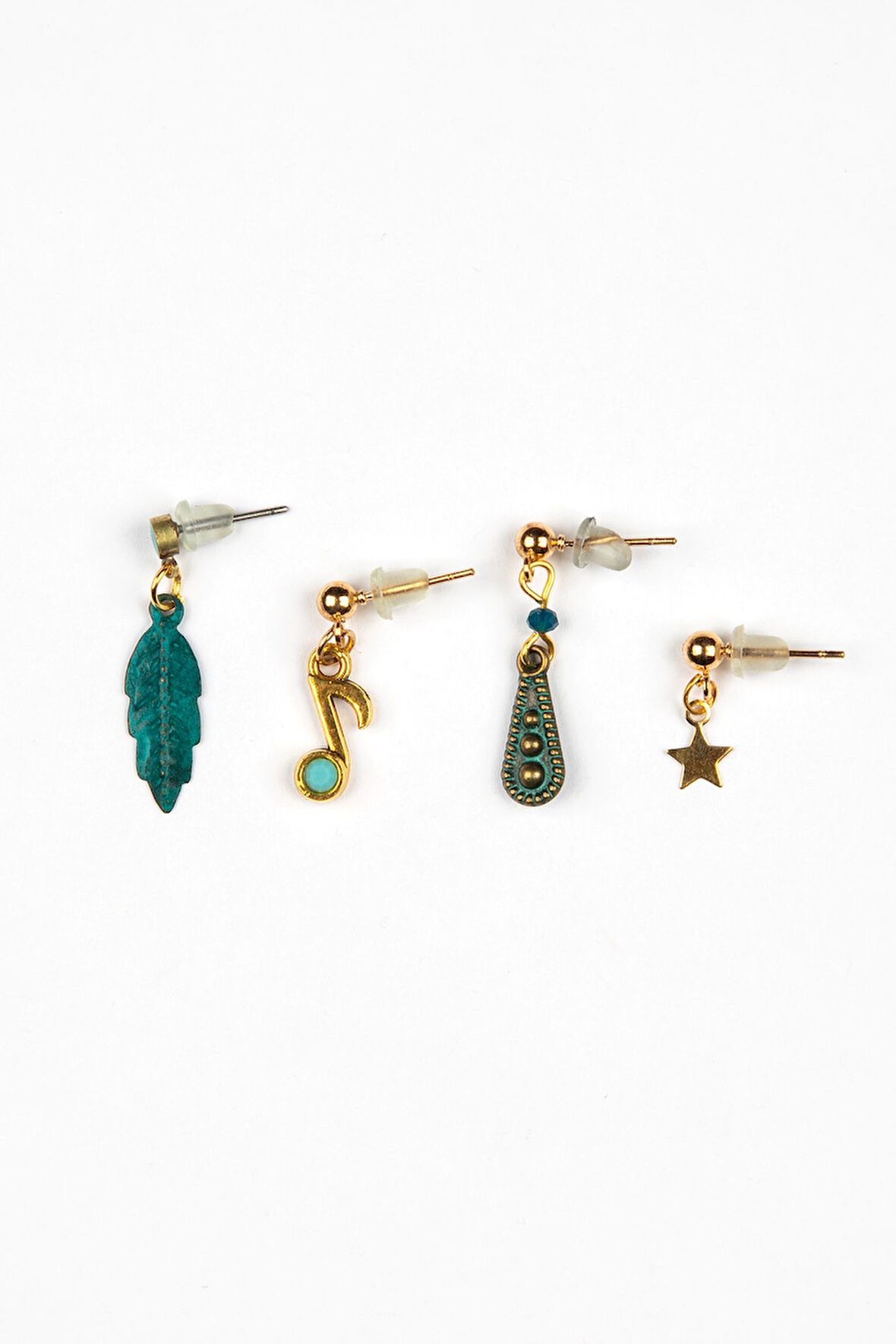 Etnik Otantik Çoklu Küpe