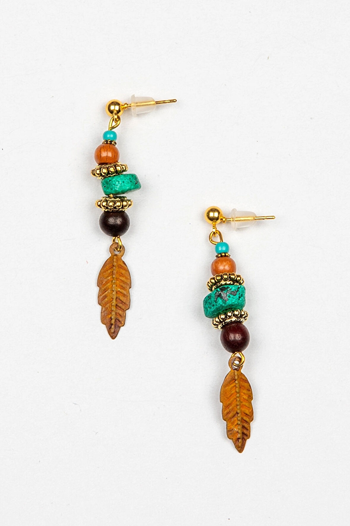 Doğal Taşlı Etnik Otantik Küpe