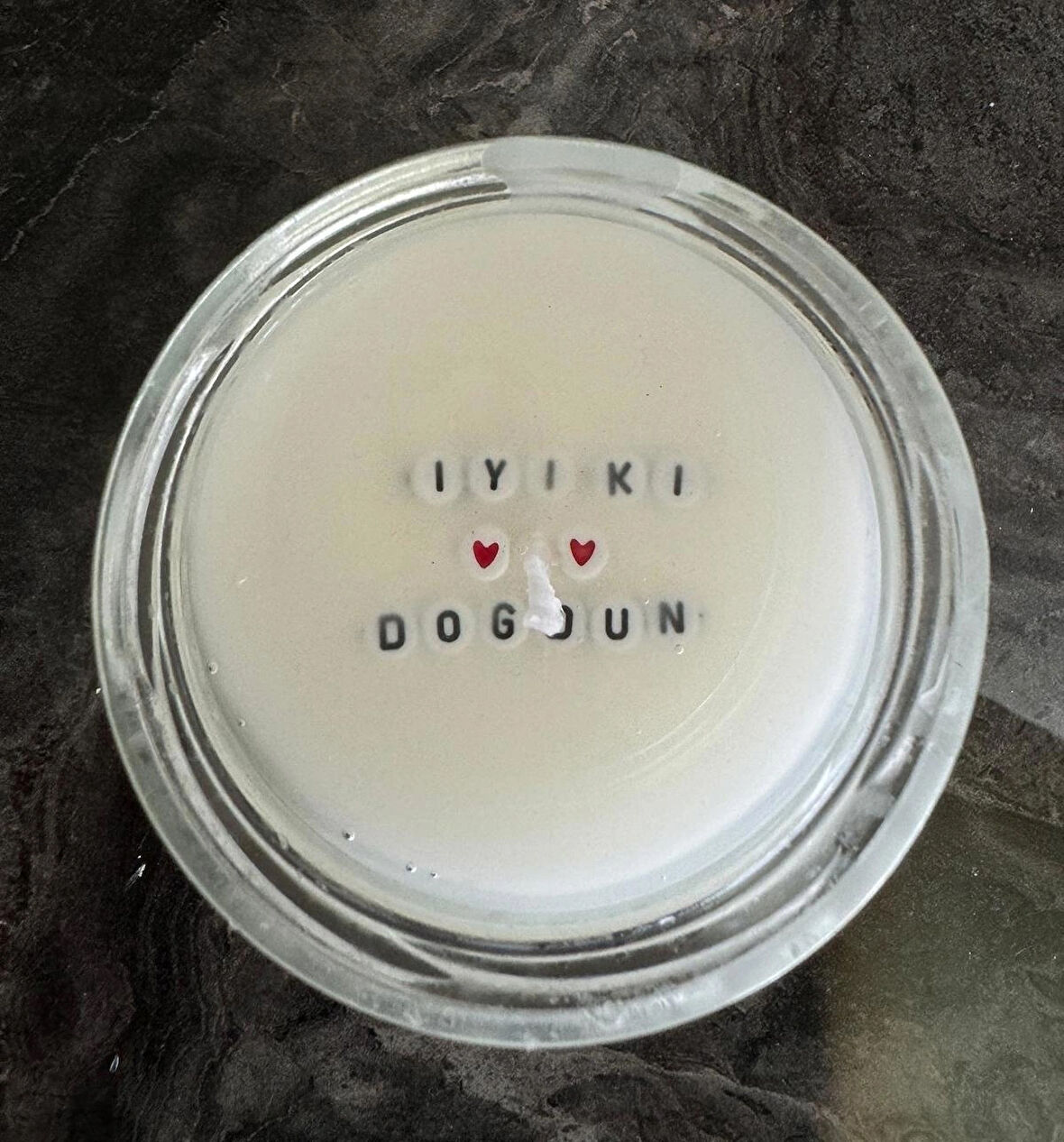 GİZLİ MESAJLI KOKULU MUM