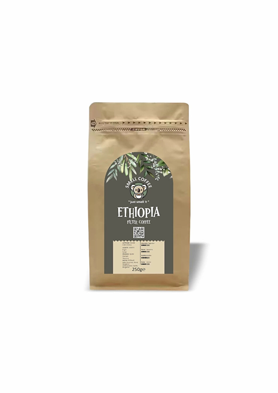 Ethiopia Filtre Kahve 250g, Filtre Kahve