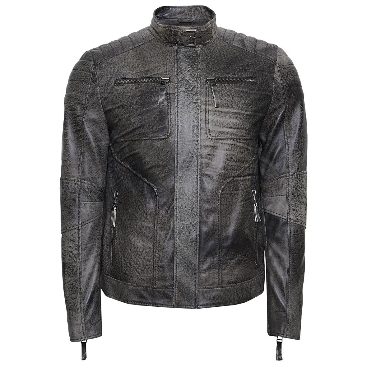 Nancy Vintage Erkek Deri Mont