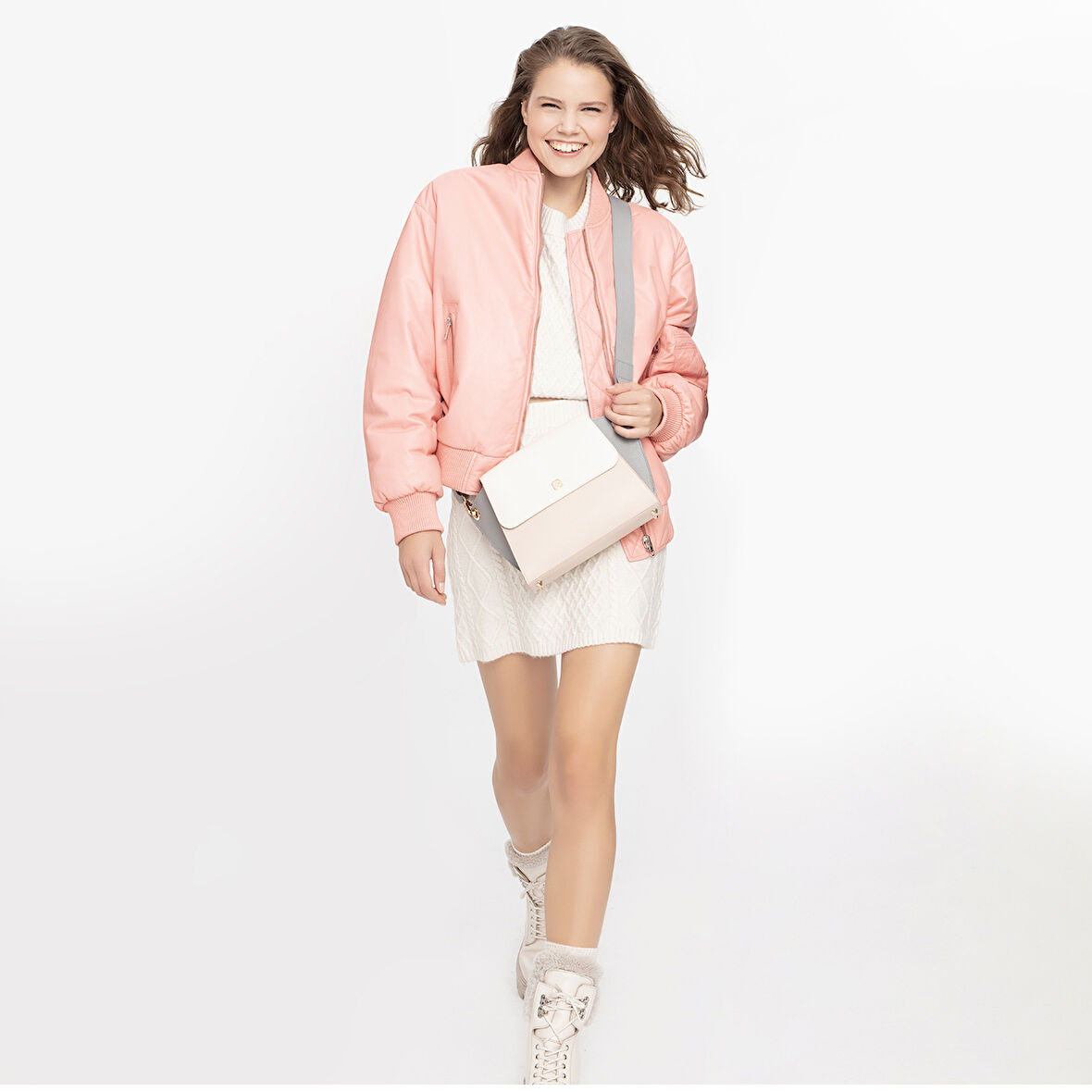 Aulora Kadın Çift Taraflı Deri Bomber