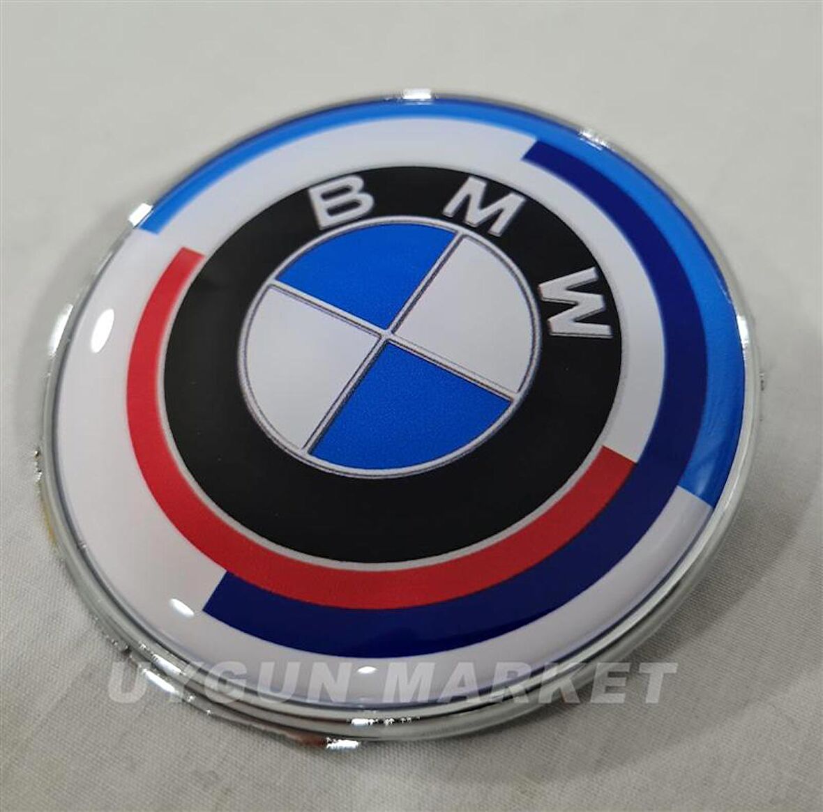 Bmw 50. Yıl 5 Kasa Bagaj Arması 77mm, Bmw (51-14-8-203-864) 50.Yıl Bmw Bagaj Logosu