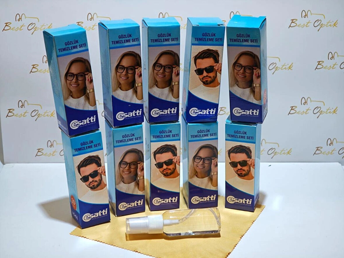 Esatti 10 Lu Gözlük Temizleme (Bez ve Sprey) Set
