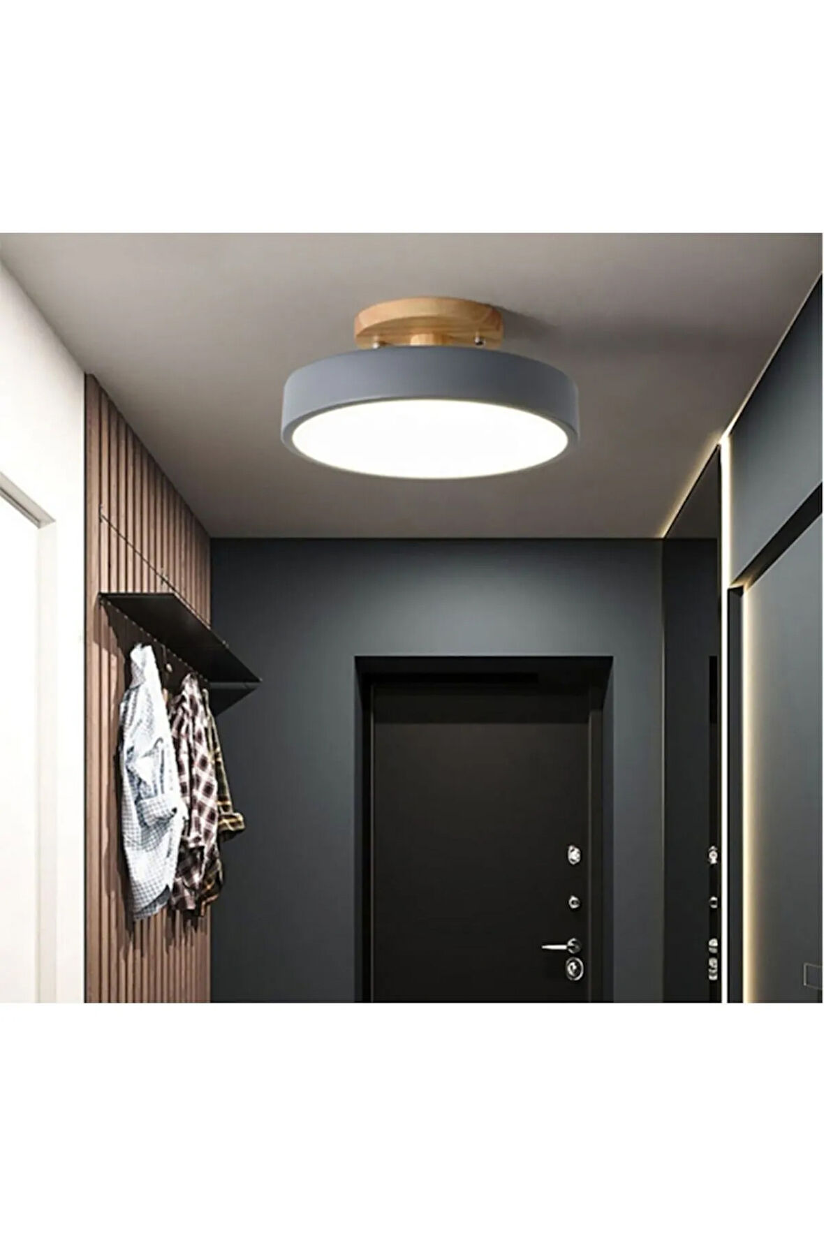 Modern Tekli Led Davul Avize