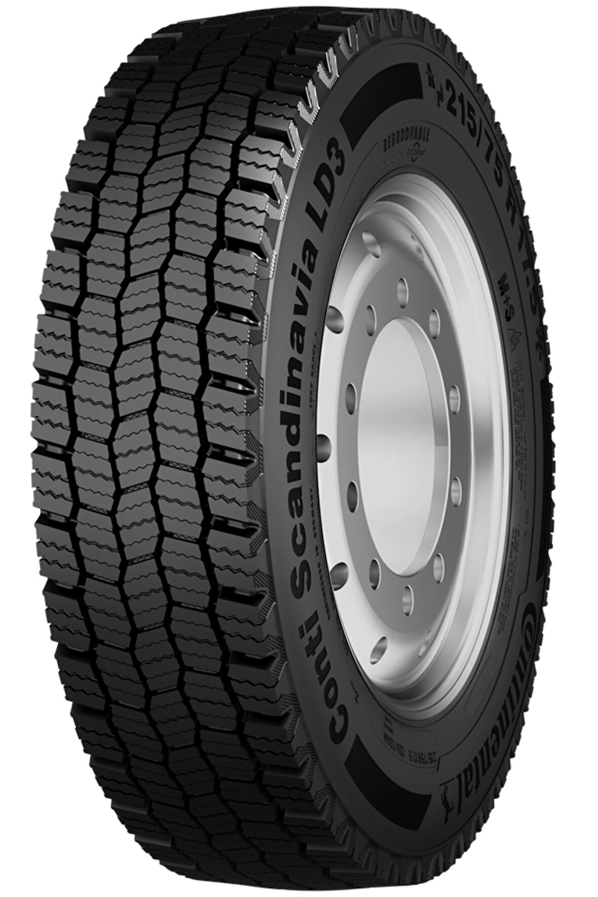 Continental 215/75R17.5 126/124M TL Conti Scandinavia LD3 EU LRF 12PR (2024) (Kış)