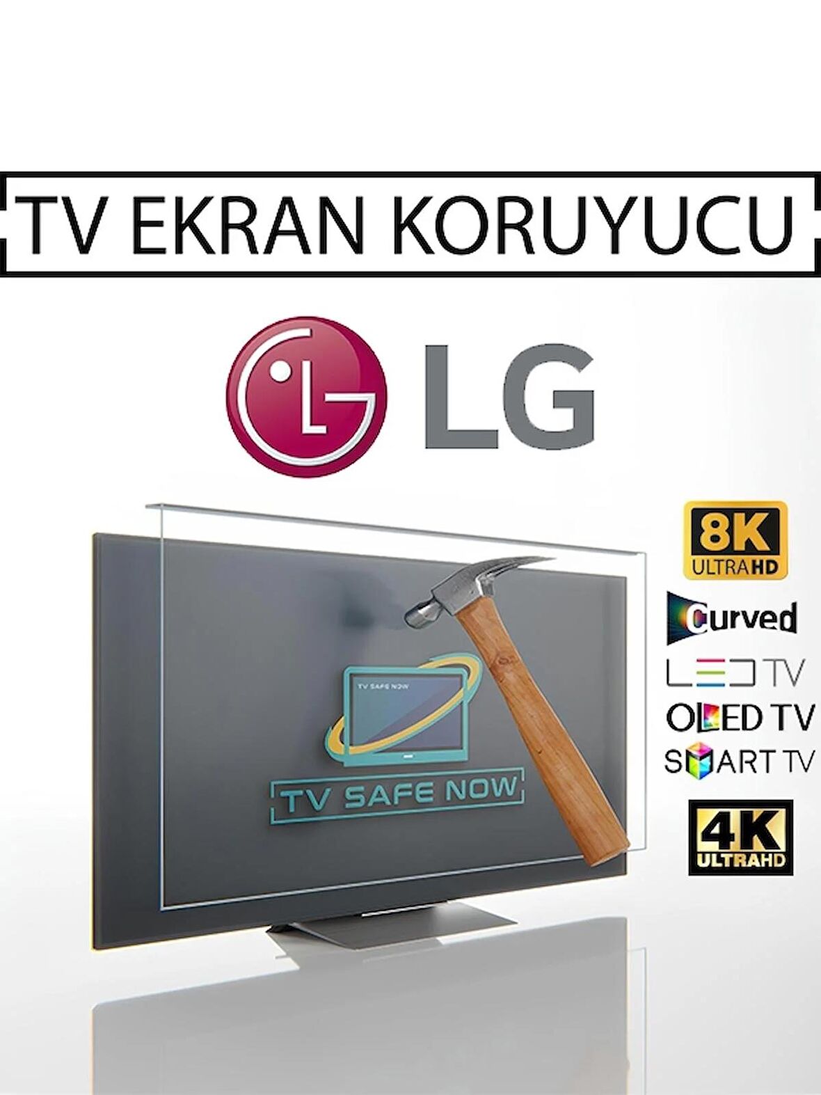 TVSAFENOW LG 43'' Inç 109 Ekran Televizyonlar Için Uyumlu Tv Ekran Koruyucu