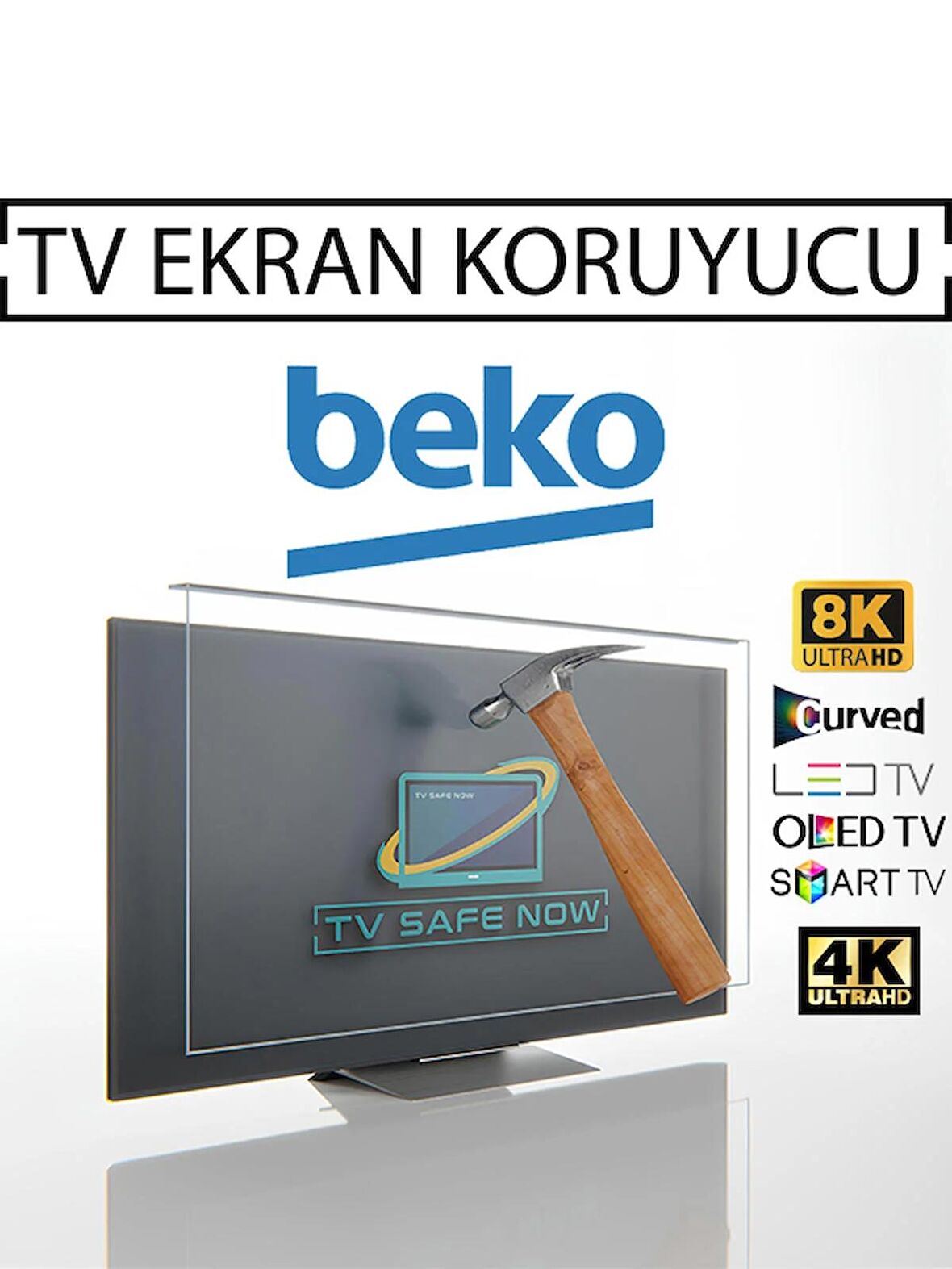 TVSAFENOW Beko 32'' Inç 81 Ekran Televizyonlar Için Uyumlu Tv Ekran Koruyucu