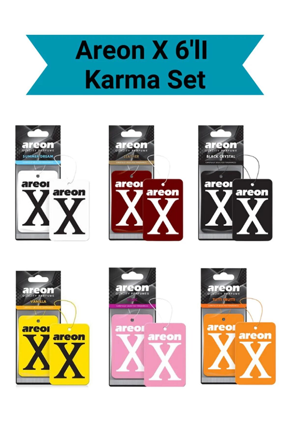 X Süper 6'lı Karma Set