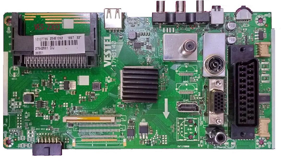 17MB140, 23451092, Vestel 32HB5000 Anakart