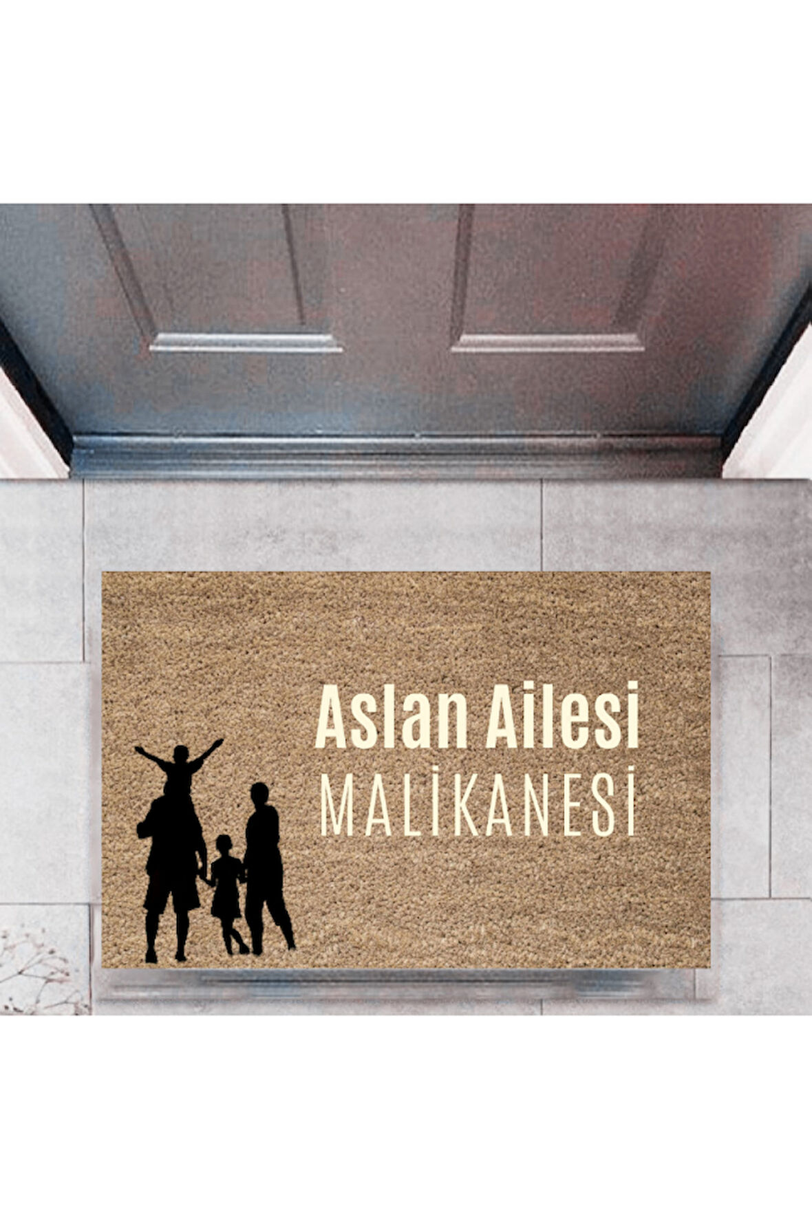 Kapı Önü Paspası Dekoratif Dijital Baskı Kişiye Özel P-2466
