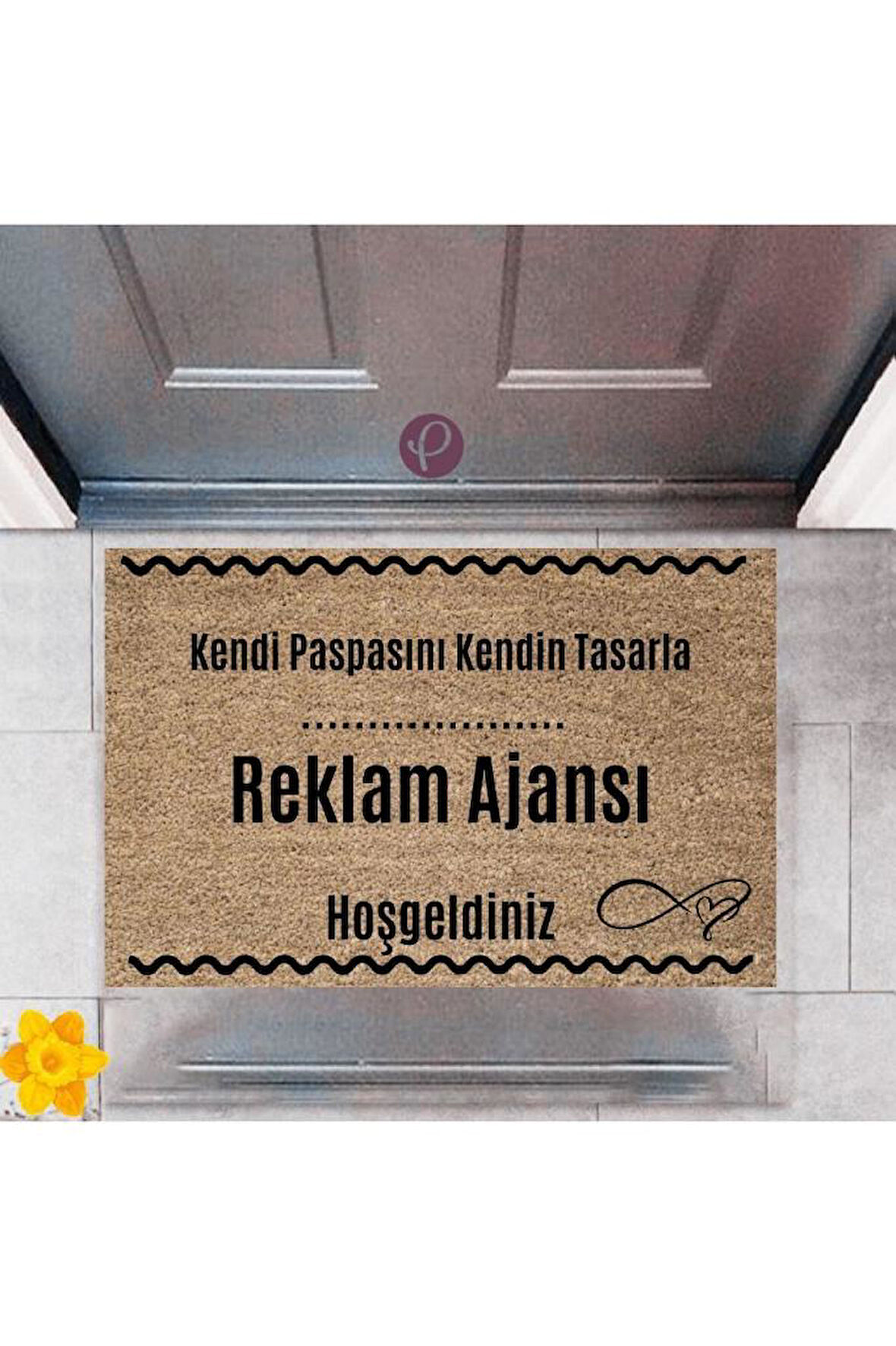 Kapı Önü Paspası Dekoratif Dijital Baskı Reklam Ajansı P-2536