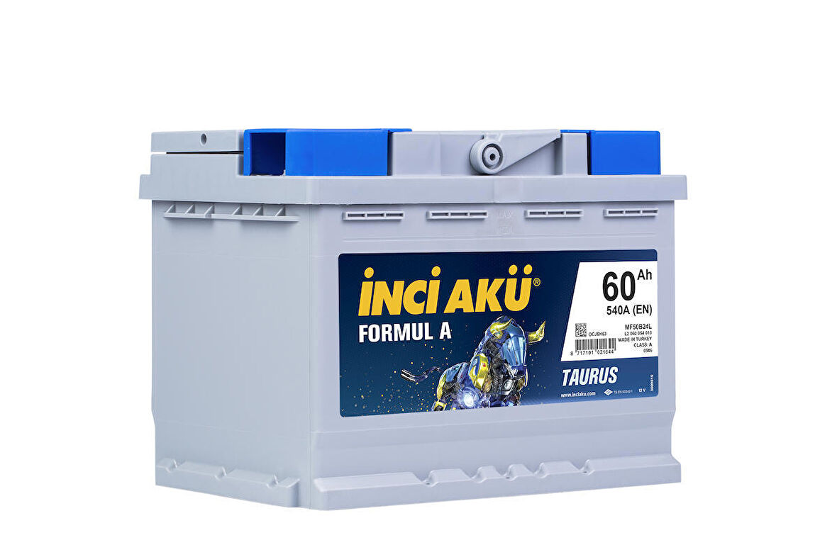 İNCİ AKÜ 12V 60 AMPER 540 EN