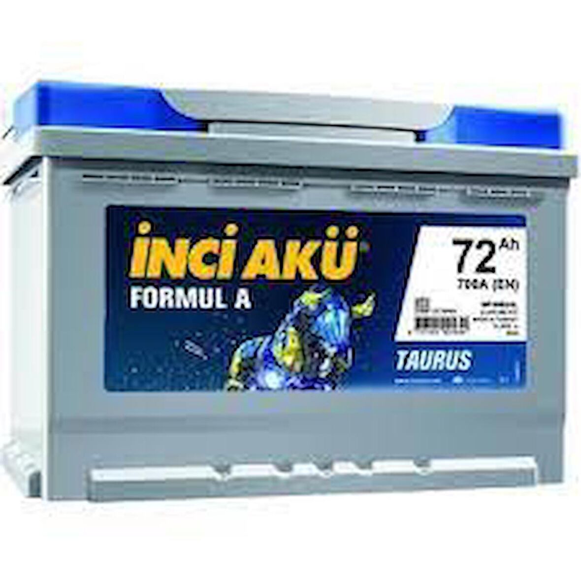 İnci Akü 12 volt 72 Amper Formul a