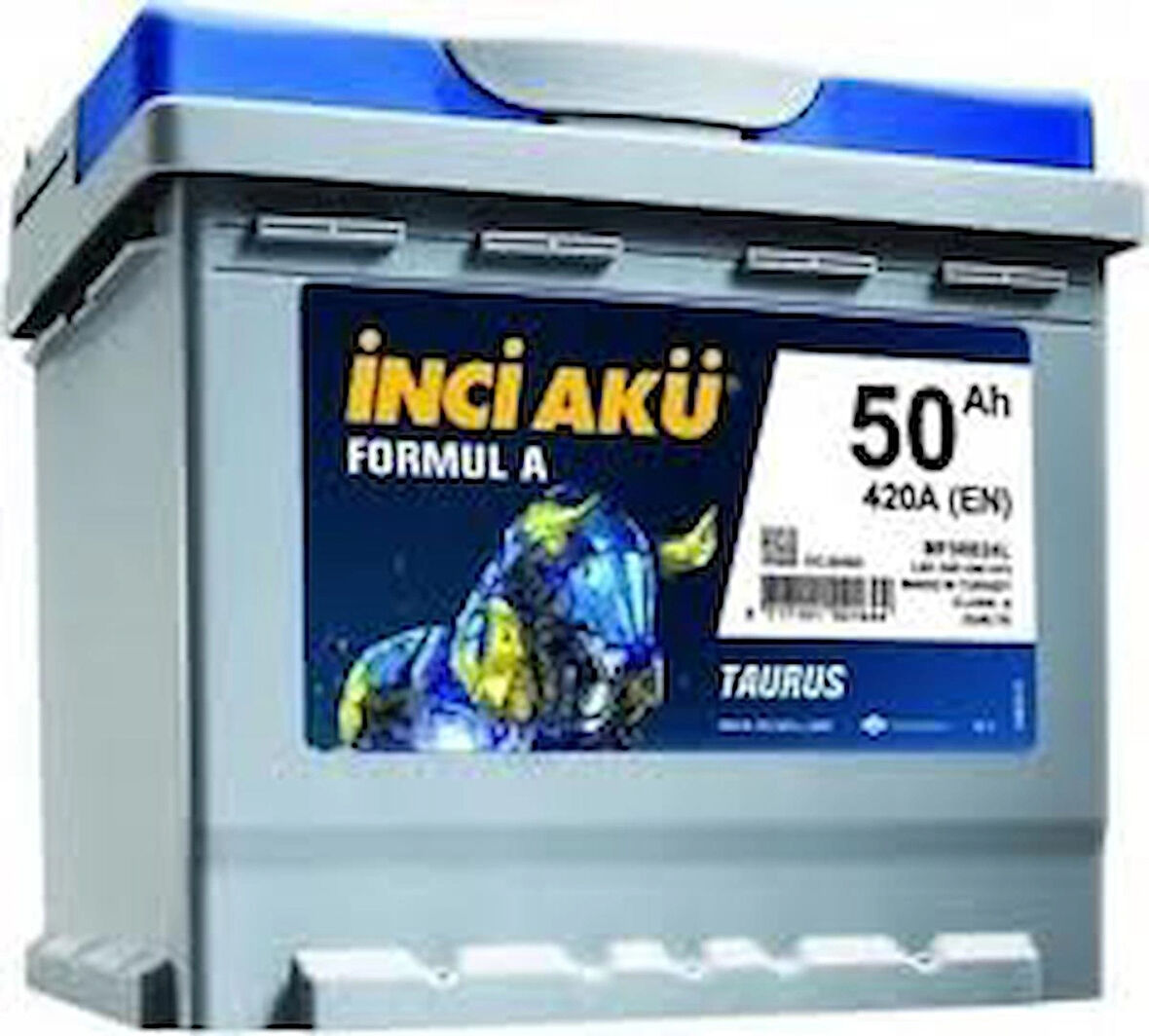 50AH 420EN FORMUL A TAURUS (ALÇAK) - İNCİ AKÜ