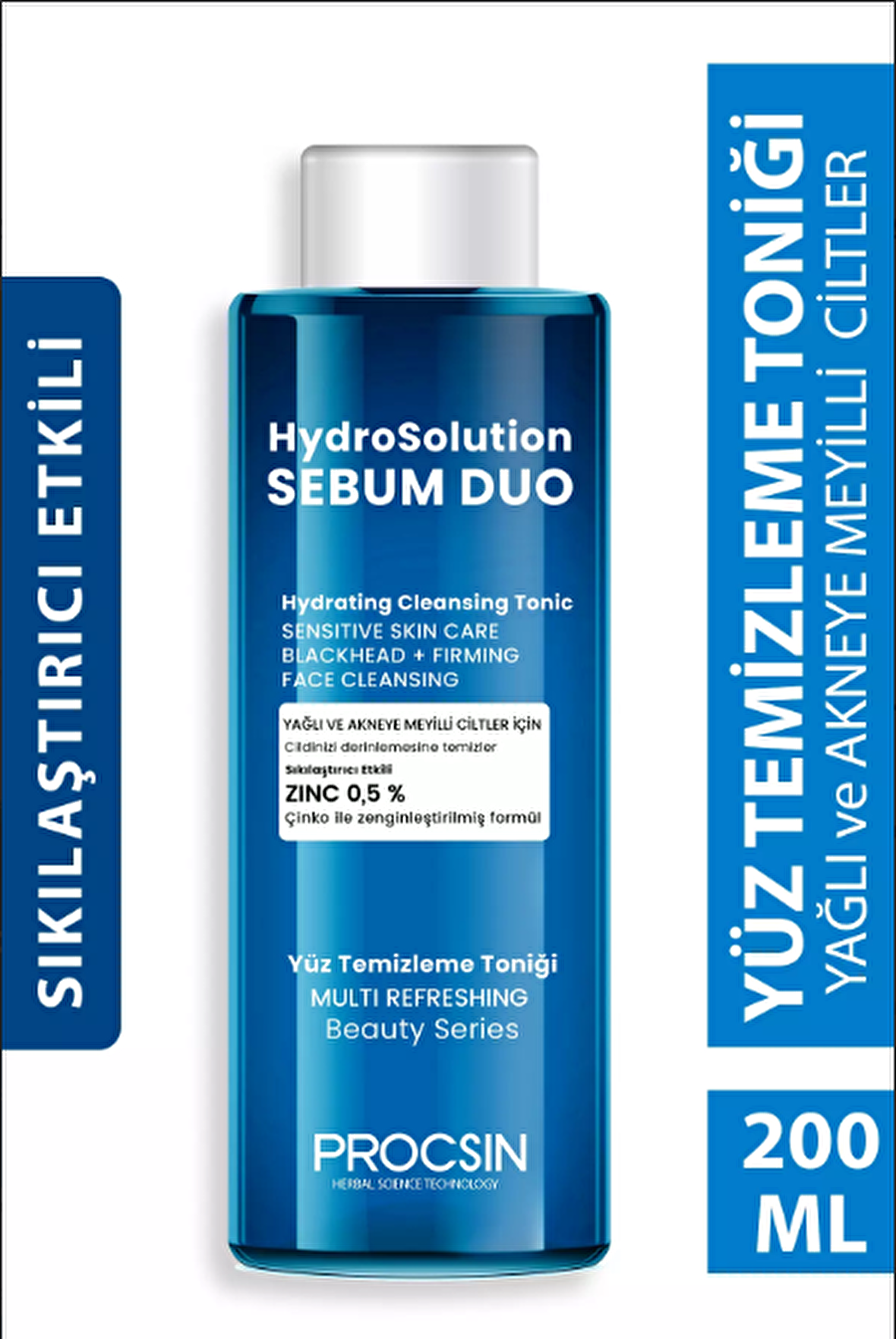 Yüz Temizleme tonik Hydrosolution sebum duo 200ml
