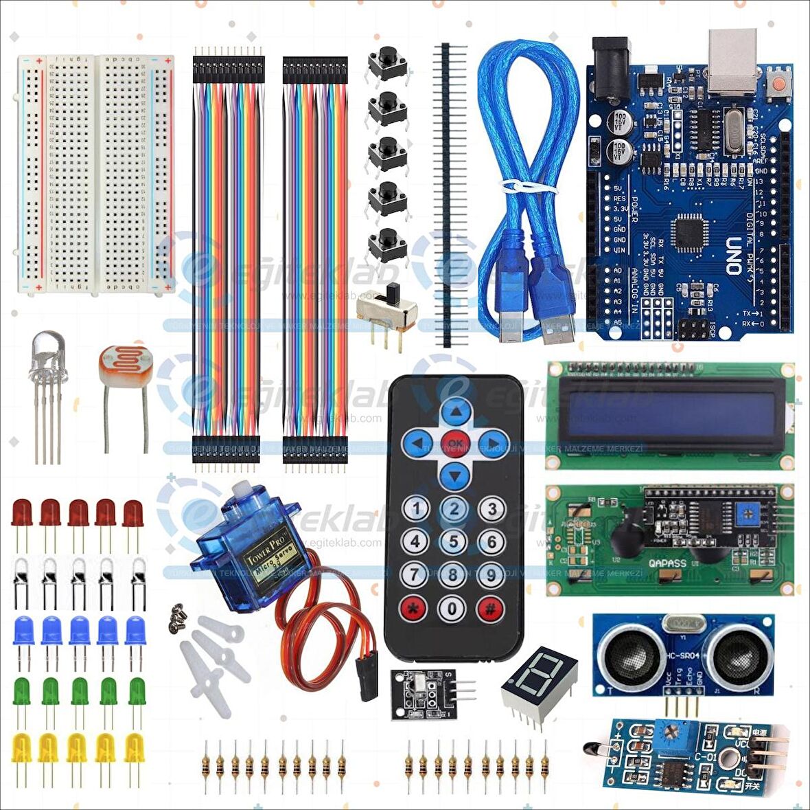 FEN LİSESİ ROBOTİK KODLAMA DERSİ ARDUİNO UYGULAMA EĞİTİM SETİ