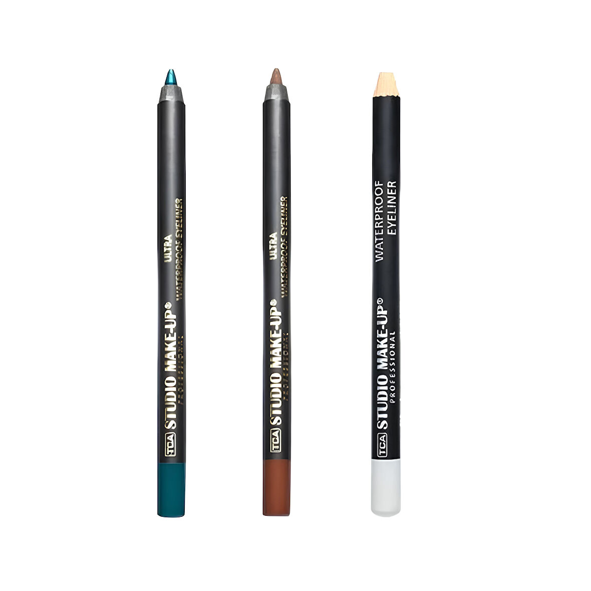 3'lü Renkli Ultra Waterproof Eyeliner Göz Kalemi Seti