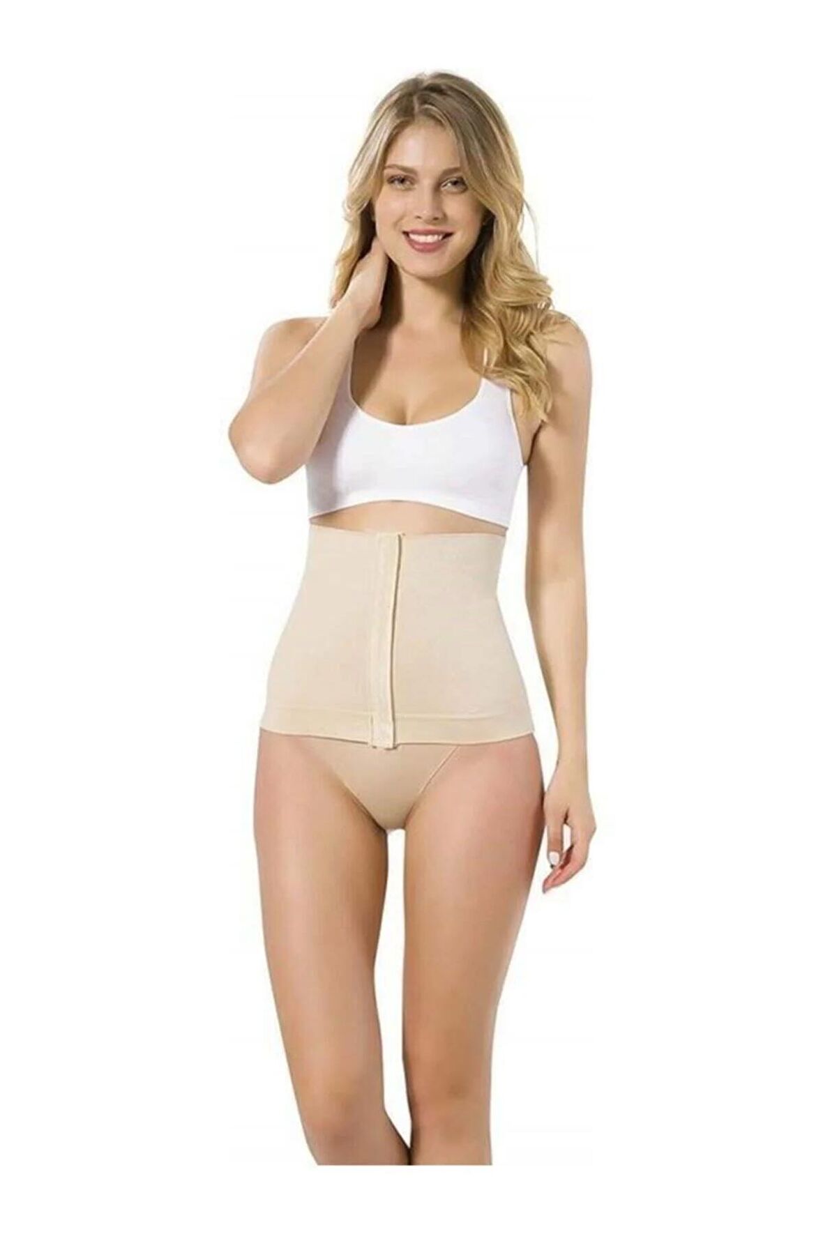 Kadın Siyah Agraflı Bel Korse