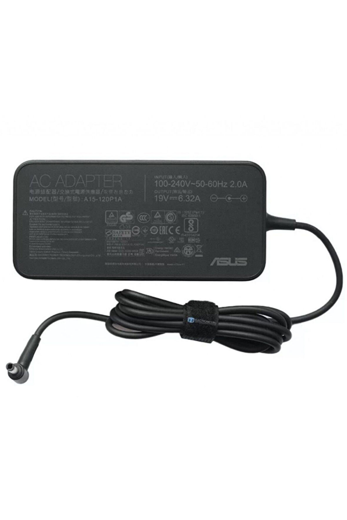 Asus N550, N550J Orjinal Notebook Adaptör Şarj (19V 6.32A 120W)