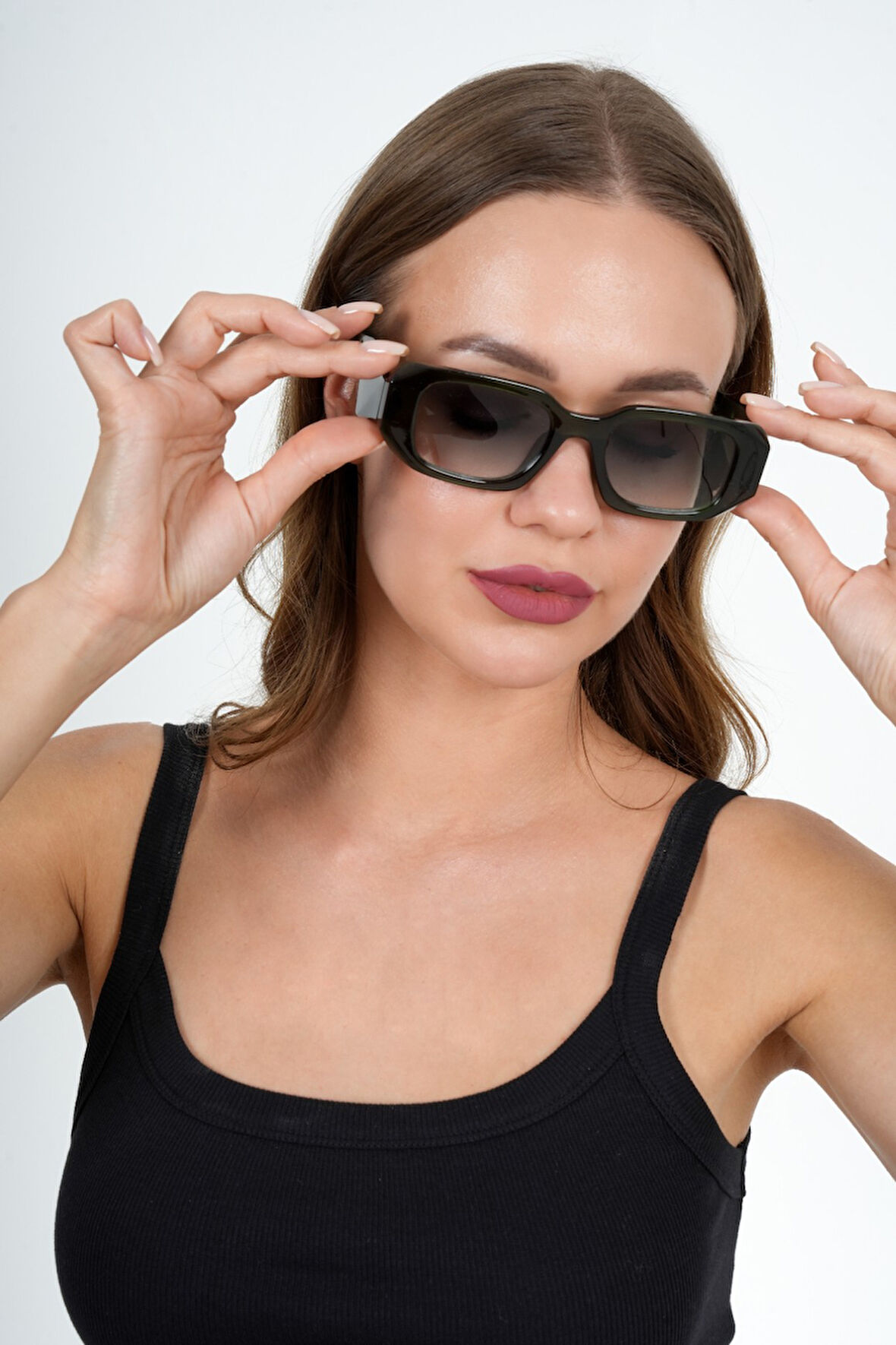 1013 C07 Green 54 17WS 2AU8C1 Olivier Philippe Güneş Gözlüğü