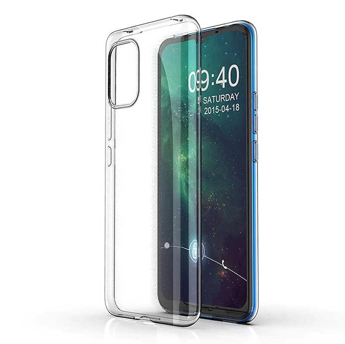 Gpack Xiaomi Mi 10 Lite Kılıf Süper Silikon Arka KorumaNano Glass