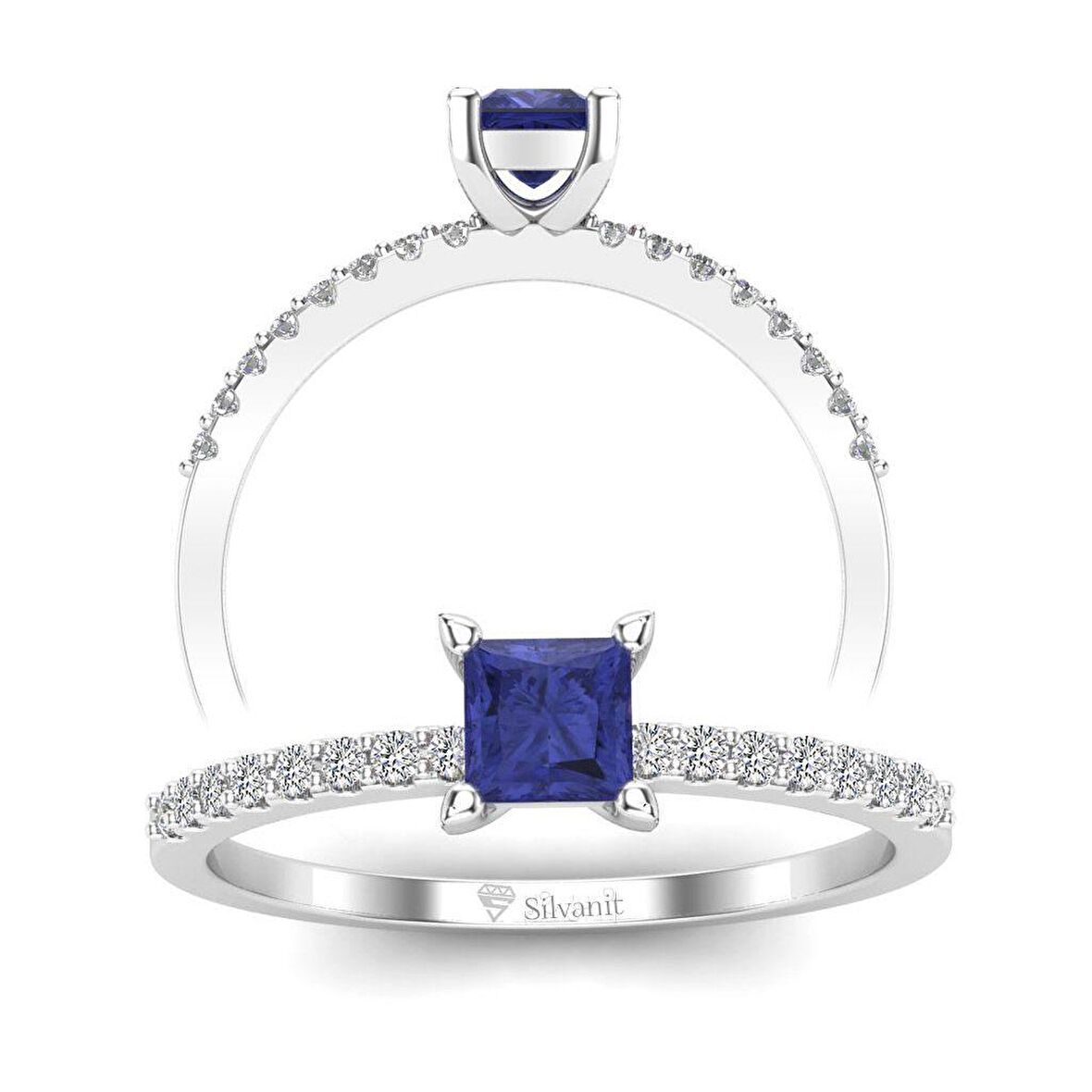 Prenses Multı Pırlanta Yüzük