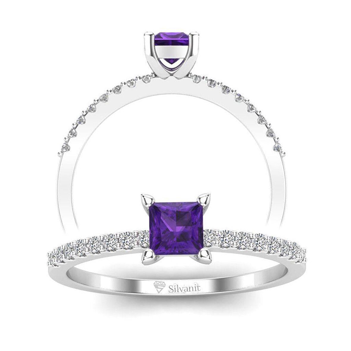 Prenses Multı Pırlanta Yüzük