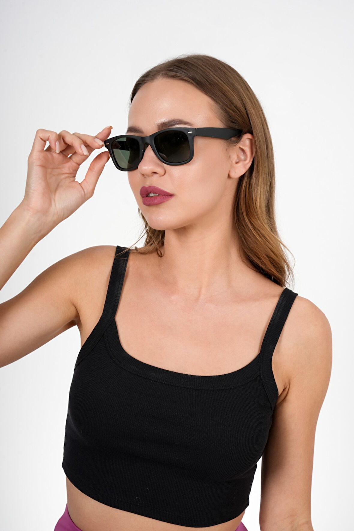 101 C3 Black/Green Olivier Philippe Polarize Güneş Gözlüğü