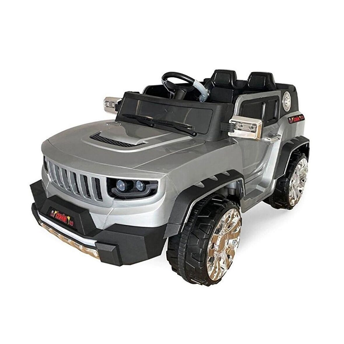 Fenomen 4X4 12V Çift Kişilik Uzaktan Kumandalı Akülü Araba Gri