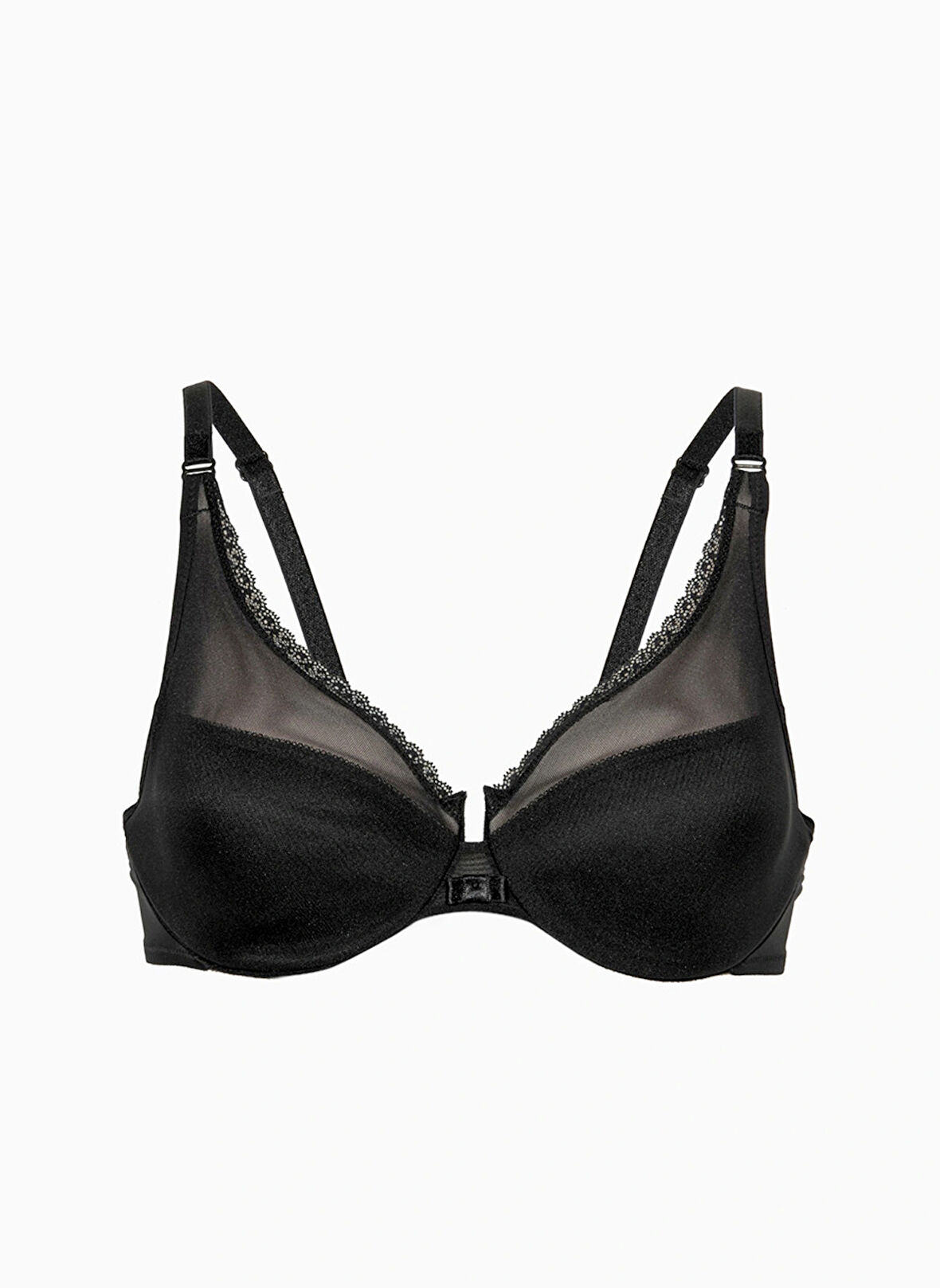 Wondergen Siyah Balenli Sütyen WG-2001