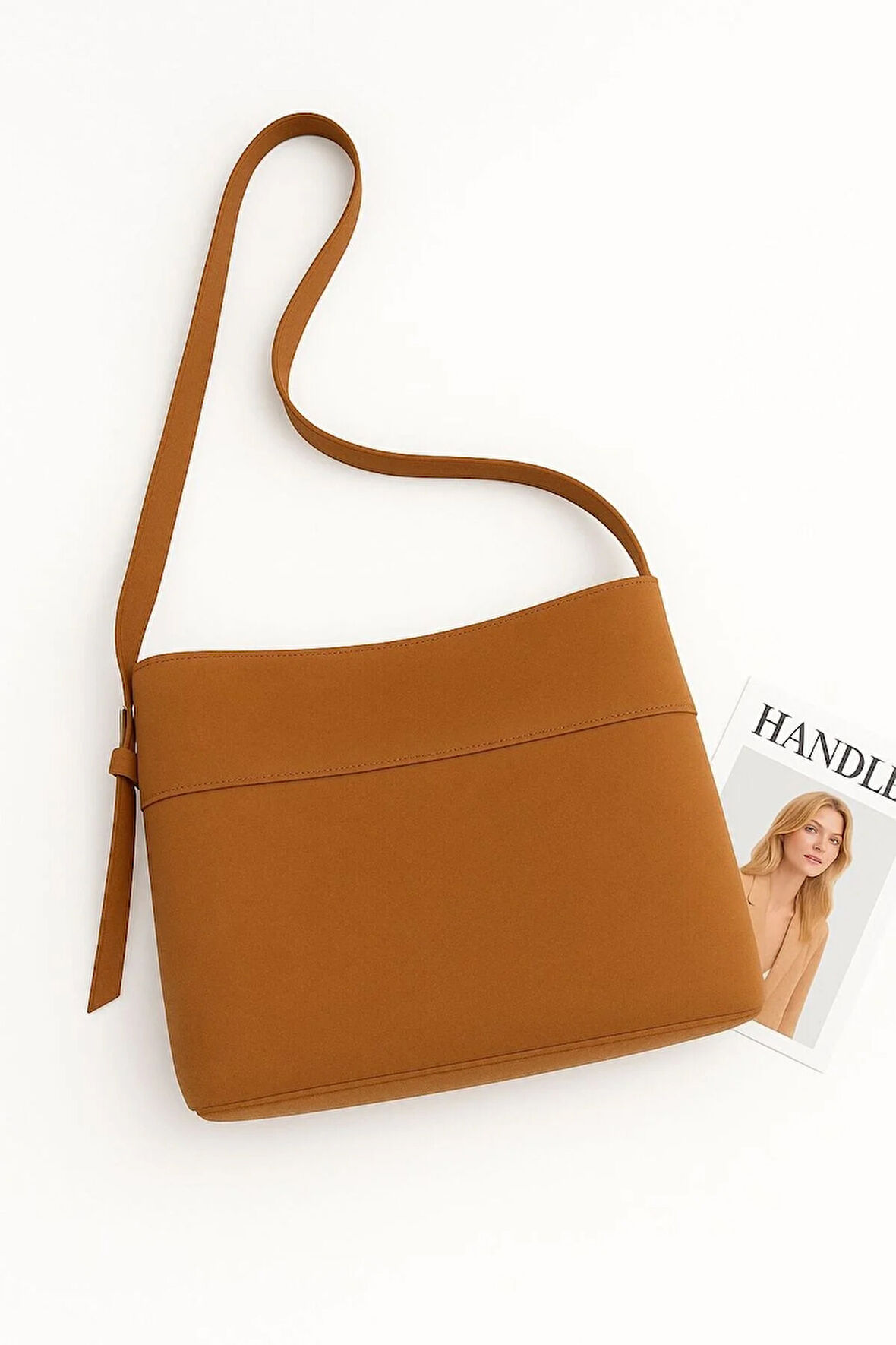 Lüks Süet Düz Askılı Omuz ve Günlük Çanta